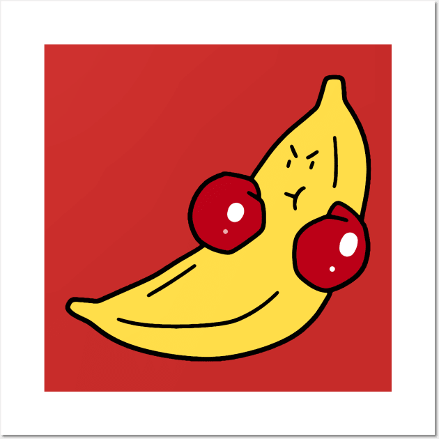 Boxing Banana Wall Art by saradaboru